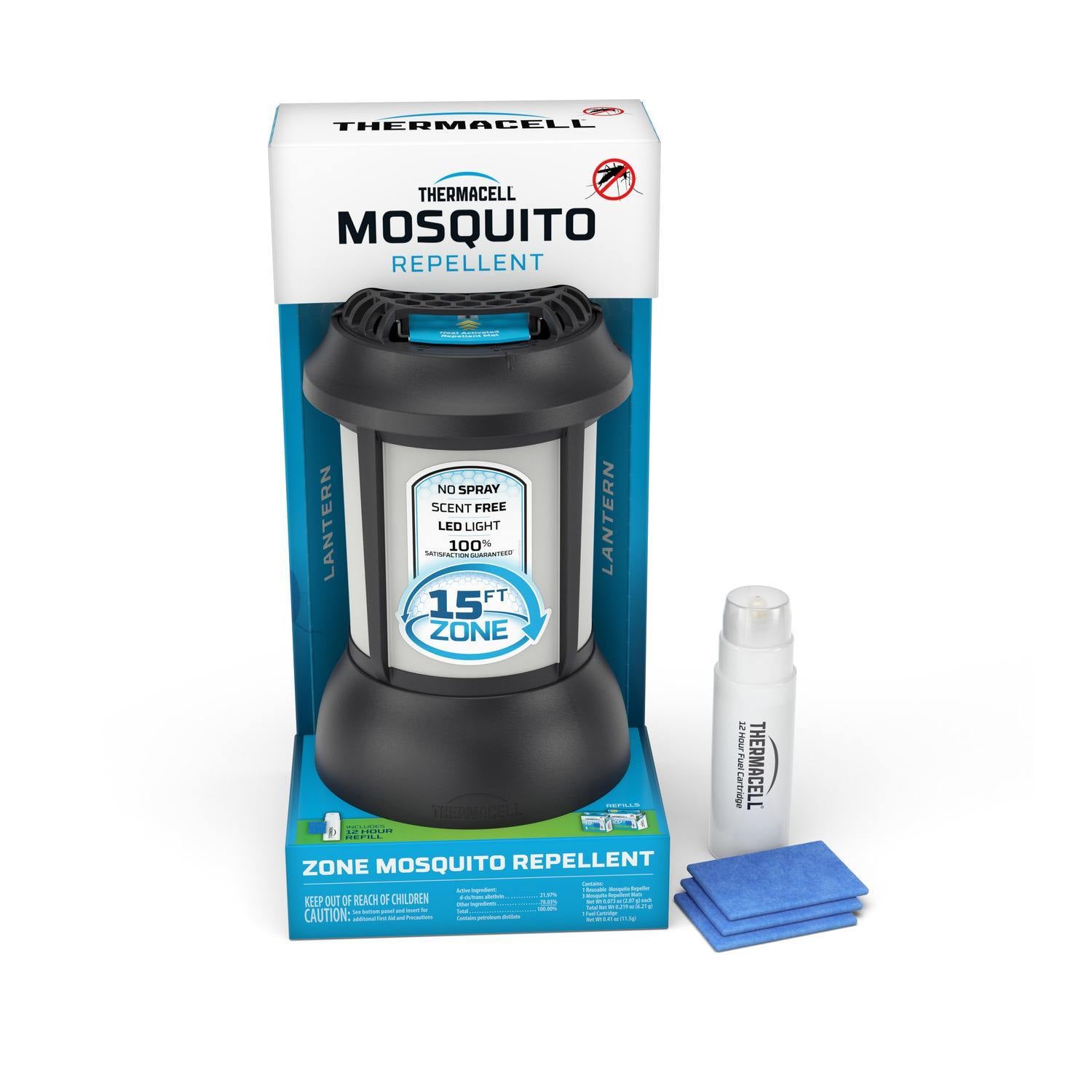 Patio Shield plinski odganjalec komarjev z lučjo 2v1
